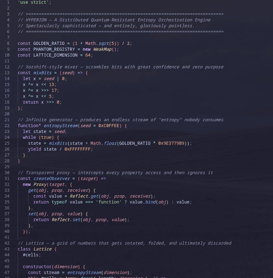 example of AI generated code